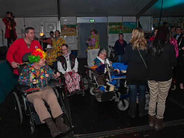 Festivalgoers with mobility issues are among the diverse attendees at Pukkelpop