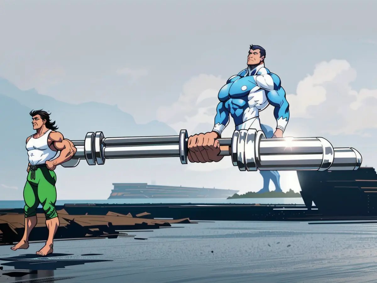 Ferry 'Berlin' Sets Sail from Rostock Across the Baltic Sea (Historic Image) Captured Photo Shows...